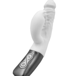 TITANZ 7" SILICONE RECHARGEABLE VIBRATOR IN IVORY WHITE ViPstore.hu - Erotika Webáruház - Szexshop 2
