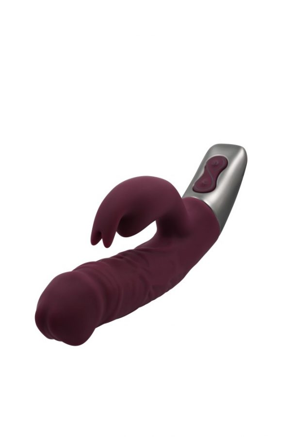 TITANZ 7" SILICONE RECHARGEABLE VIBRATOR IN RUBINE RED ViPstore.hu - Erotika Webáruház - Szexshop 3