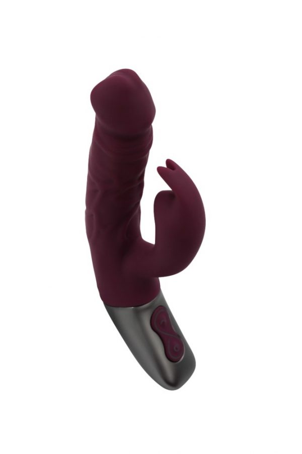 TITANZ 7" SILICONE RECHARGEABLE VIBRATOR IN RUBINE RED ViPstore.hu - Erotika Webáruház - Szexshop 9