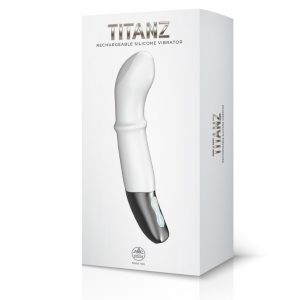 TITANZ 7" SILICONE RECHARGEABLE VIBRATOR IN IVORY WHITE ViPstore.hu - Erotika Webáruház - Szexshop