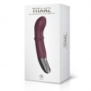 TITANZ 7" SILICONE RECHARGEABLE VIBRATOR IN RUBINE RED | ViPstore.hu - Erotika webáruház #1 - EAN 4897078637568 | SKU NMC0002483