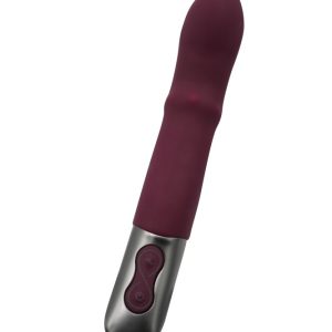 TITANZ 7" SILICONE RECHARGEABLE VIBRATOR IN RUBINE RED ViPstore.hu - Erotika Webáruház - Szexshop 2