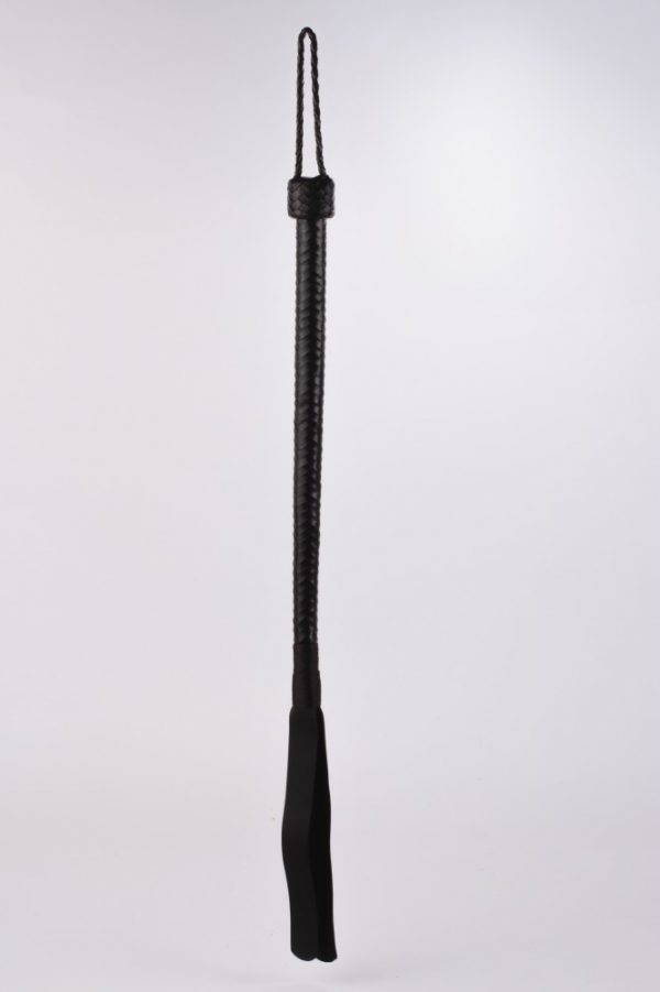 28" Kid Leather 9 Tails Flogger Black ViPstore.hu - Erotika Webáruház - Szexshop