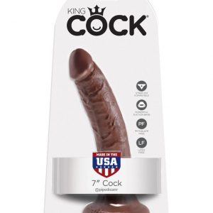 7" Cock Brown ViPstore.hu - Erotika Webáruház - Szexshop
