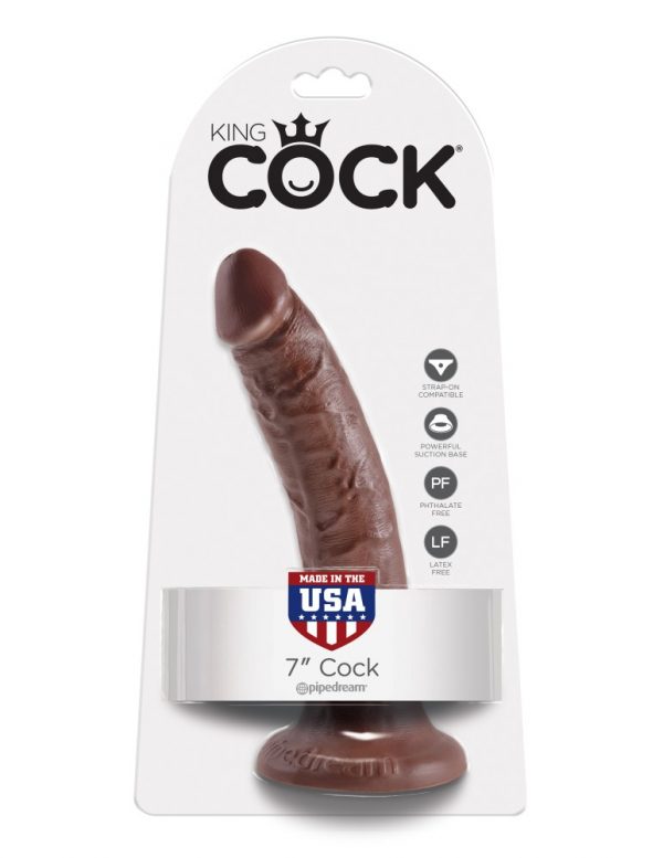 7" Cock Brown ViPstore.hu - Erotika Webáruház - Szexshop