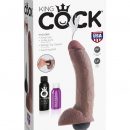 9" Squirting Cock with Balls Brown | ViPstore.hu - Erotika webáruház #1 - EAN 603912355567 | SKU PIPE560329