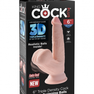 6" Triple Density Cock With Swinging Balls   Light ViPstore.hu - Erotika Webáruház - Szexshop