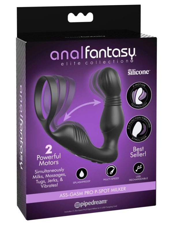 Ass-Gasm Pro P-Spot Milker Black ViPstore.hu - Erotika Webáruház - Szexshop