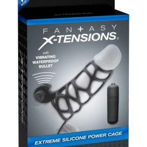 Extreme Silicone Power Cage  Black ViPstore.hu - Erotika Webáruház - Szexshop
