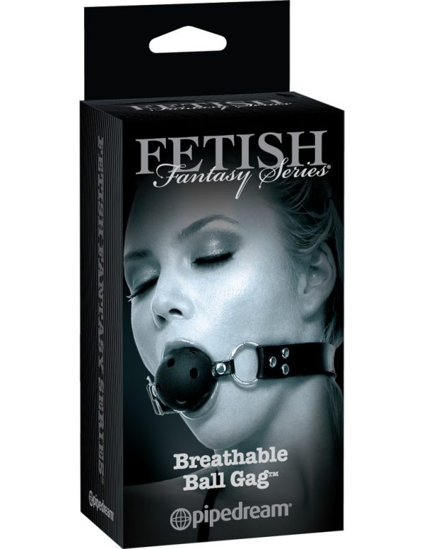 Breathable Ball Gag Black ViPstore.hu - Erotika Webáruház - Szexshop