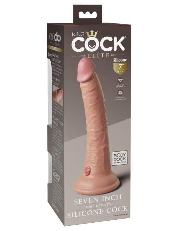 7" Dual Density Silicone Cock  Light ViPstore.hu - Erotika Webáruház - Szexshop 2