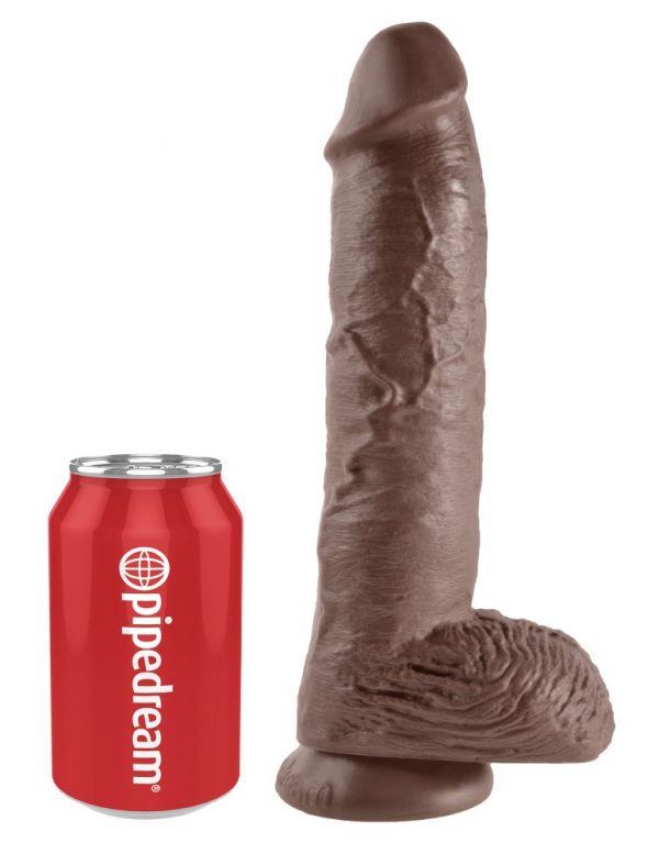 10" Cock with Balls  Brown ViPstore.hu - Erotika Webáruház - Szexshop 3