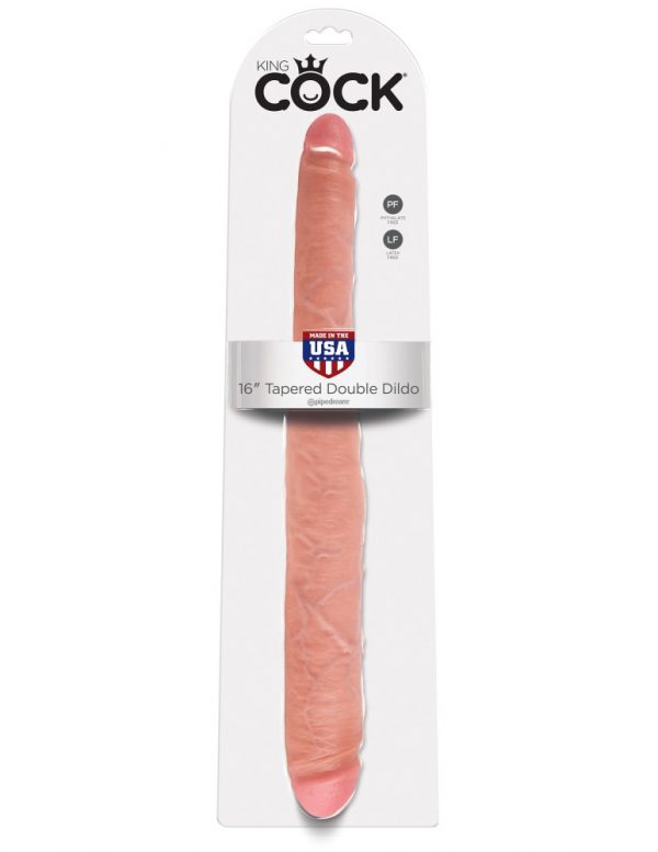 16" Tapered Double Dildo  Light ViPstore.hu - Erotika Webáruház - Szexshop