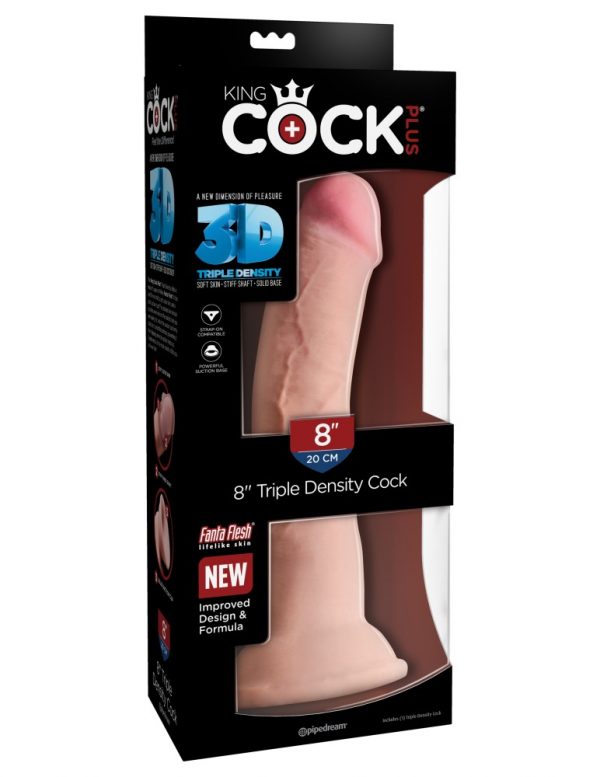 8" Triple Density Cock Light ViPstore.hu - Erotika Webáruház - Szexshop