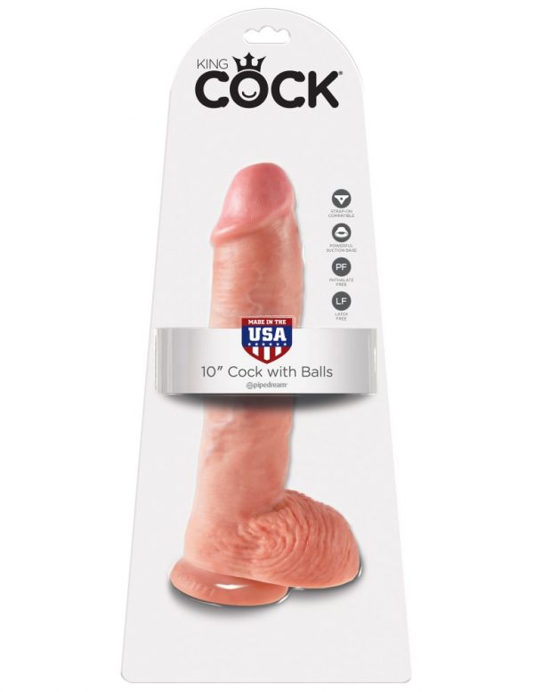 10" Cock with Balls  Light ViPstore.hu - Erotika Webáruház - Szexshop