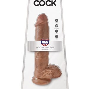 10" Cock with Balls  Tan ViPstore.hu - Erotika Webáruház - Szexshop