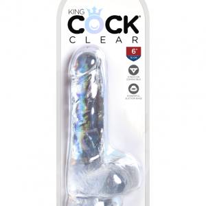 6" with balls Clear ViPstore.hu - Erotika Webáruház - Szexshop