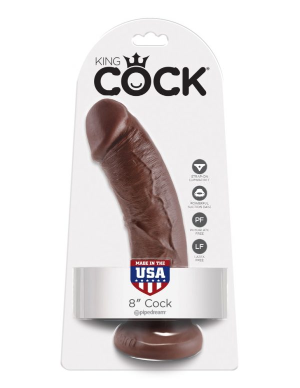 8" Cock  Brown ViPstore.hu - Erotika Webáruház - Szexshop