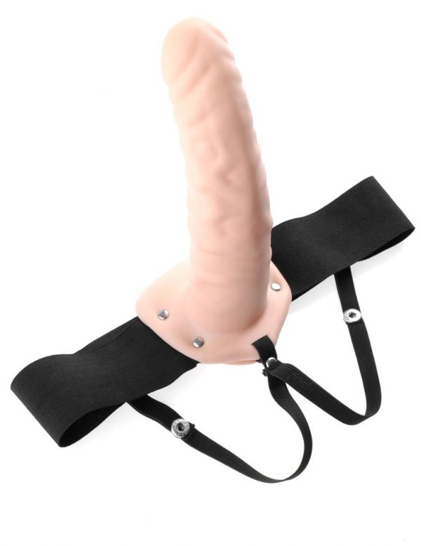 8" Hollow Strap-On  Light/Black ViPstore.hu - Erotika Webáruház - Szexshop 4