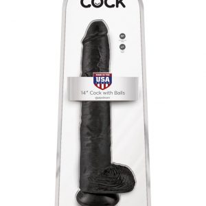 14" Cock with Balls  Black ViPstore.hu - Erotika Webáruház - Szexshop