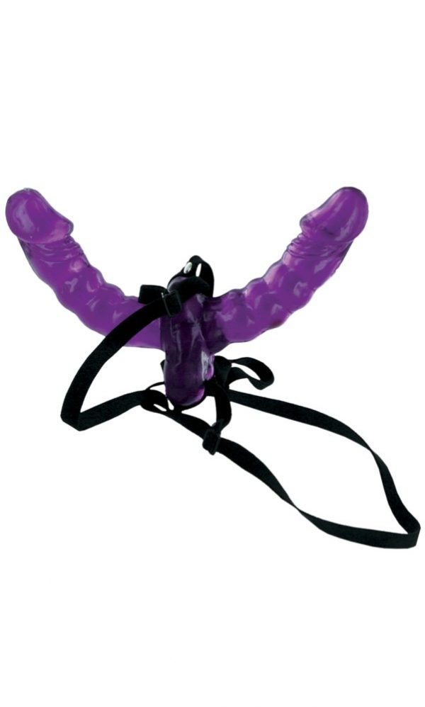Double Delight Strap-on  Purple/Black ViPstore.hu - Erotika Webáruház - Szexshop 2