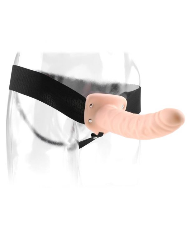 8" Hollow Strap-On  Light/Black ViPstore.hu - Erotika Webáruház - Szexshop 3