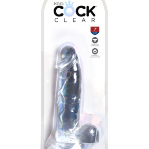 7" with balls Clear ViPstore.hu - Erotika Webáruház - Szexshop