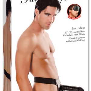 Big Daddy Hollow 10" Strap-on Black ViPstore.hu - Erotika Webáruház - Szexshop