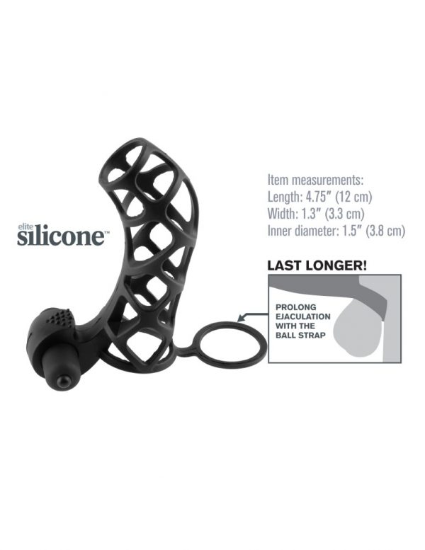Extreme Silicone Power Cage  Black ViPstore.hu - Erotika Webáruház - Szexshop 3