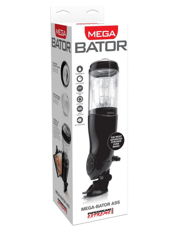 Mega-Bator Ass  Black/ Clear ViPstore.hu - Erotika Webáruház - Szexshop