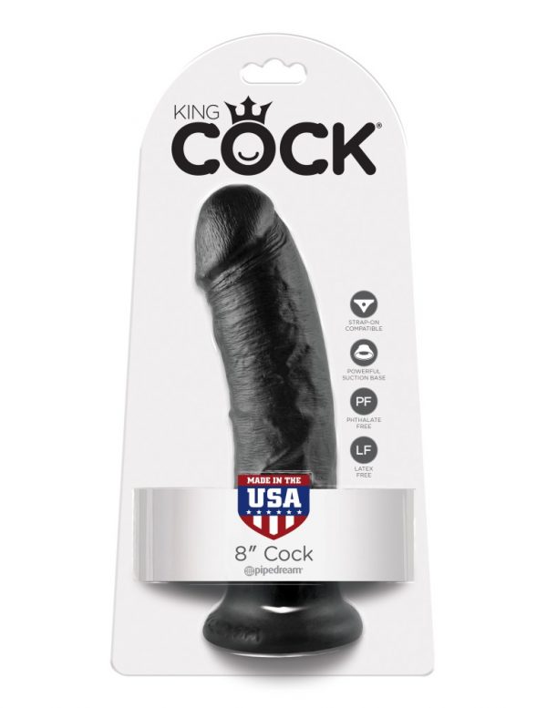8" Cock  Black ViPstore.hu - Erotika Webáruház - Szexshop