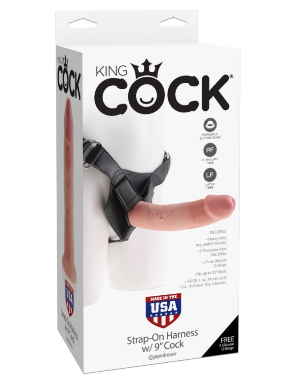 Strap on Harness with 9" Cock  Light ViPstore.hu - Erotika Webáruház - Szexshop
