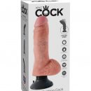 8" Vibrating Cock with Balls  Light | ViPstore.hu - Erotika webáruház #1 - EAN 603912737776 | SKU PIPE540721