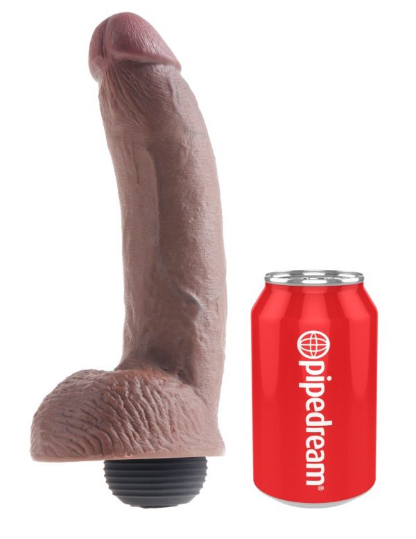 9" Squirting Cock with Balls Brown ViPstore.hu - Erotika Webáruház - Szexshop 4