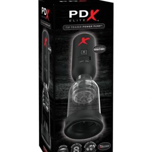 Tip Teazer Power Pump  Clear/Black ViPstore.hu - Erotika Webáruház - Szexshop