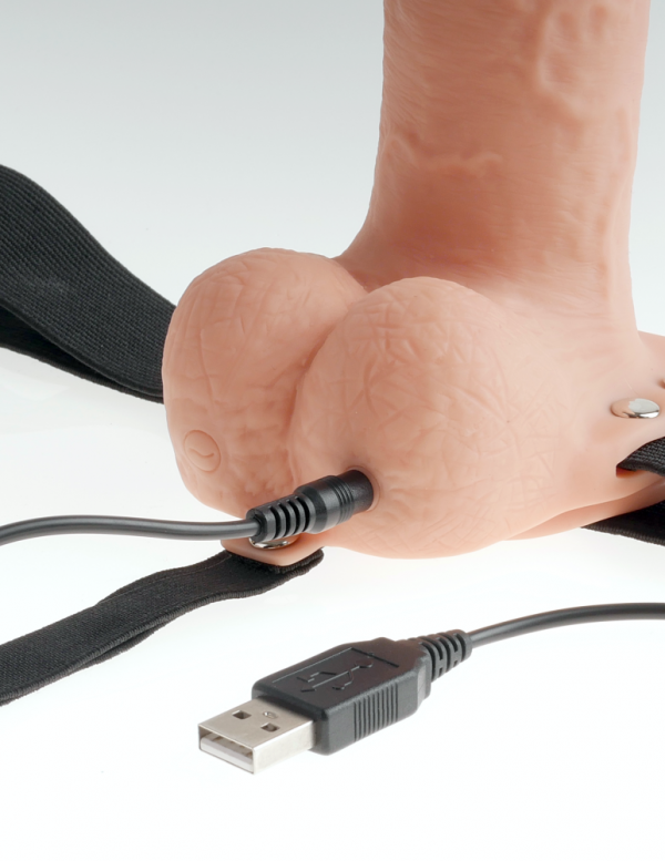 7" Hollow Strap-On  Light/Black ViPstore.hu - Erotika Webáruház - Szexshop 5