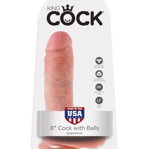 8" Cock with Balls  Light ViPstore.hu - Erotika Webáruház - Szexshop