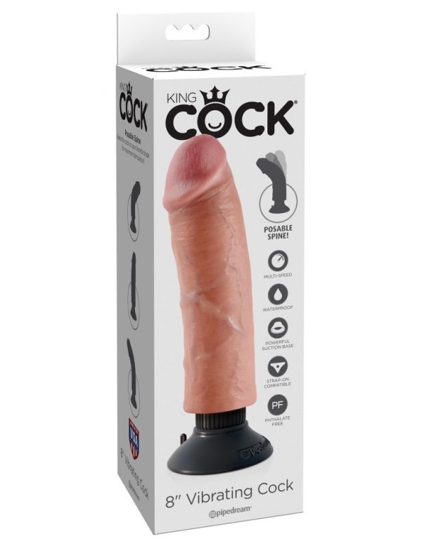 8" Vibrating Cock Light ViPstore.hu - Erotika Webáruház - Szexshop