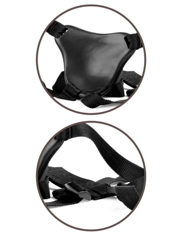 Comfy Body Dock Strap-On Harness Black/ Dark Brown ViPstore.hu - Erotika Webáruház - Szexshop 7