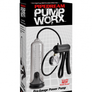 Pro-Gauge Power Pump  Clear/Black ViPstore.hu - Erotika Webáruház - Szexshop