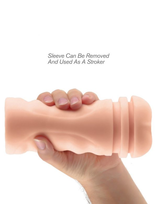 Mega Grip Vibrating Stroker Pussy  White/Black/Light ViPstore.hu - Erotika Webáruház - Szexshop 4