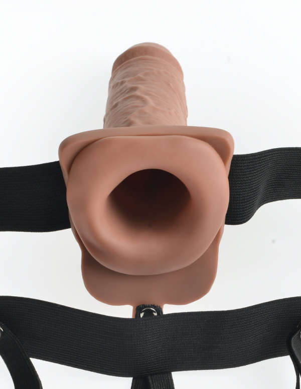 7" Hollow Strap-On with Remote  Tan/ Black ViPstore.hu - Erotika Webáruház - Szexshop 2
