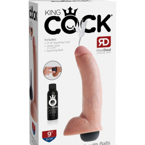 9" Squirting Cock with Balls Light ViPstore.hu - Erotika Webáruház - Szexshop
