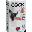 7" Uncut with Strap on Harness  Light | ViPstore.hu - Erotika webáruház #1 - EAN 603912750928 | SKU PIPE564621