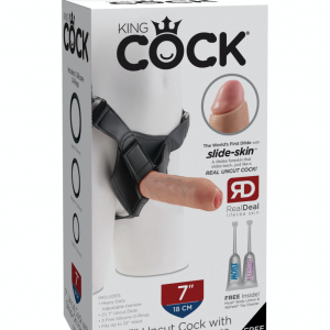 7" Uncut with Strap on Harness  Light ViPstore.hu - Erotika Webáruház - Szexshop