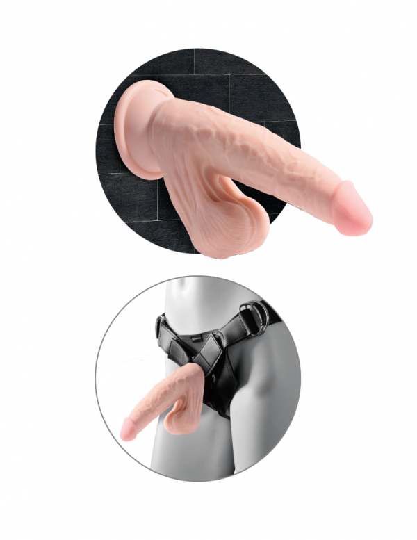 8" Triple Density Cock With Swinging Balls  Light ViPstore.hu - Erotika Webáruház - Szexshop 6