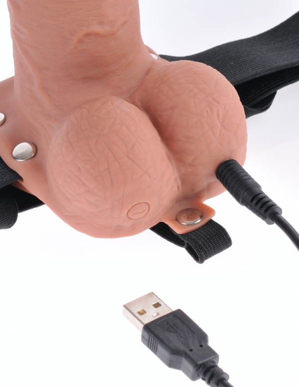 7" Hollow Strap-On with Remote  Tan/ Black ViPstore.hu - Erotika Webáruház - Szexshop 4