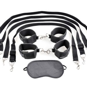 Cuff & Tether Set Black
