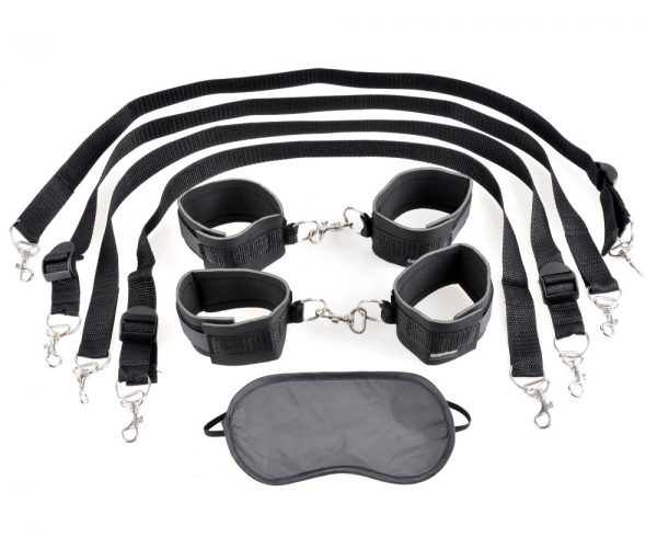 Cuff & Tether Set Black ViPstore.hu - Erotika Webáruház - Szexshop 4