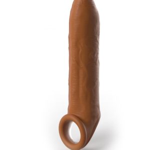 Uncut 7" Extension Sleeve w/Strap Tan ViPstore.hu - Erotika Webáruház - Szexshop 2